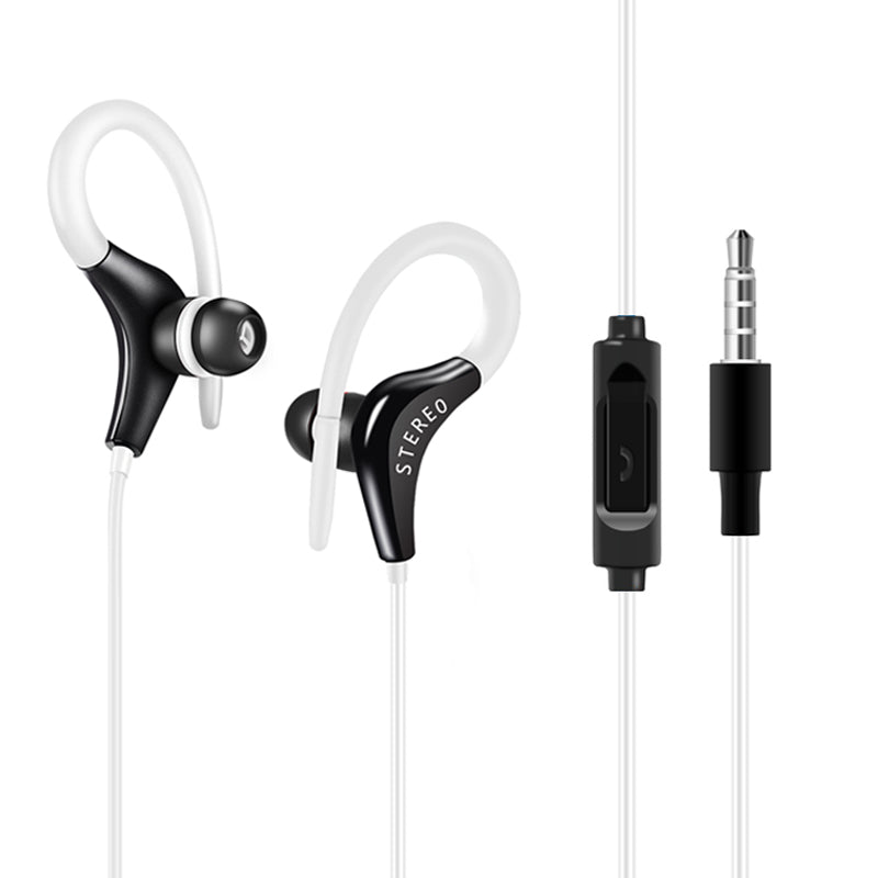 Universal In-Ear Sports Headphones with Microphone